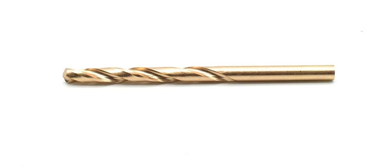 T-MAX Non Sparking 7 mm (0.25 in) Drill Bit Beryllium Bronze Copper, 65mm Working Length, 120 mm (4.72 in) Overall Length, Spark Free Safety, Non-Magnetic and Corrosion-Resistant - Image 2